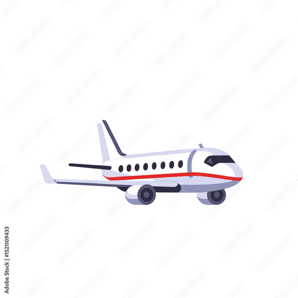 White-Passenger-Airplane-Vector-Illustration-Travel White-Passenger-Airplane-Vector-Illustration-Travel