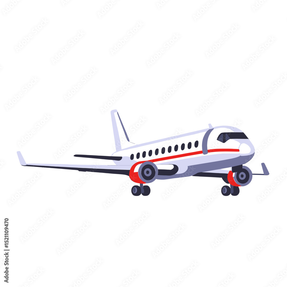 Cartoon-Jet-Airplane-Illustration-Vector-Image Cartoon-Jet-Airplane-Illustration-Vector-Image