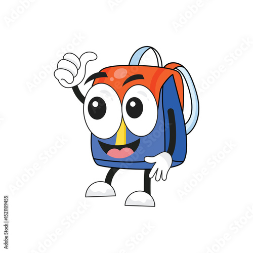  Bagpack Cartoon Character