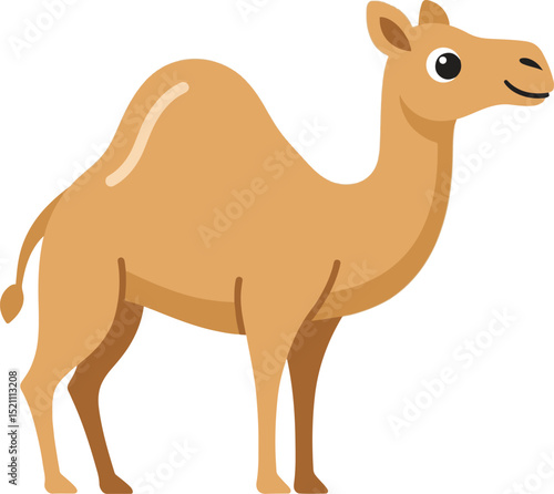 Simple Cartoon Camel