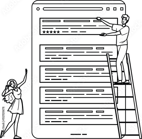 featured snippet vector