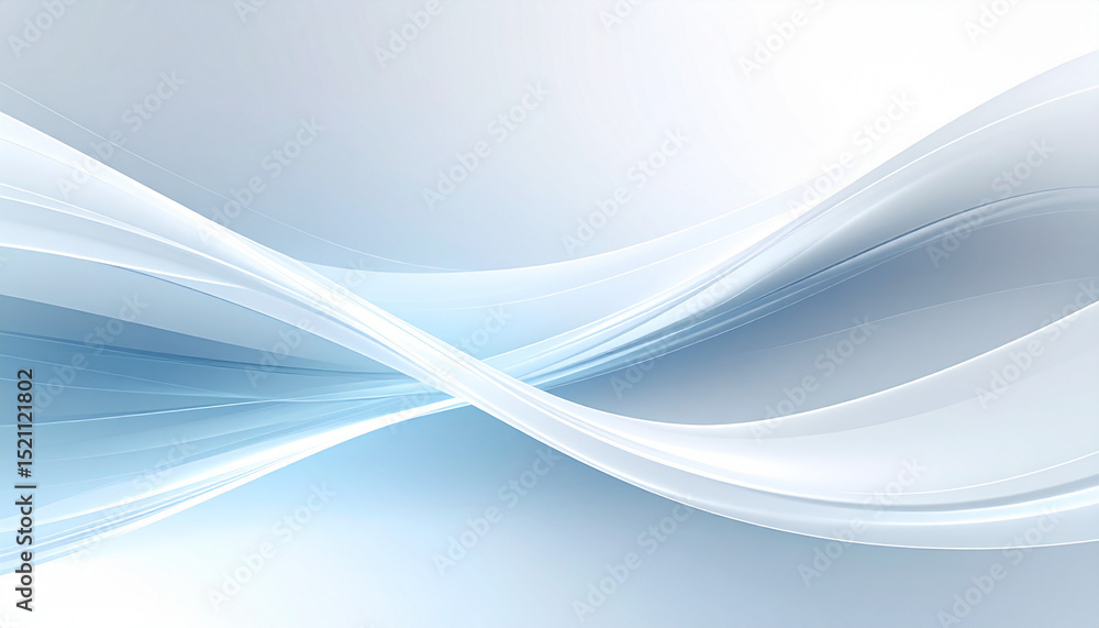 Obraz premium 白と水色の爽やかな抽象背景