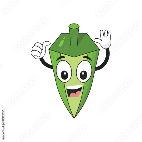  Lady Finger Cartoon Character