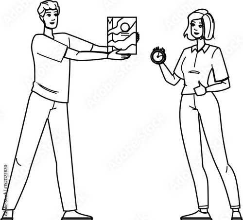 management just in time production vector