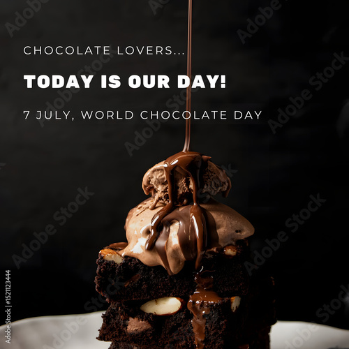 world chocolate day poster design