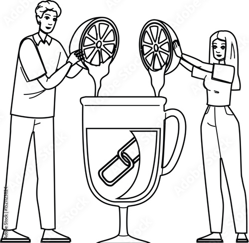 internal link juice vector