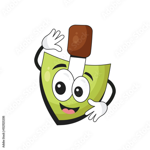  Trowel Cartoon Character