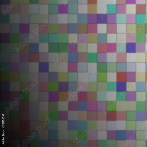 Intricate Mosaic of Multicolored Pixels Forms a Dynamic  Abstract Background Texture (Minimum 60 characters)