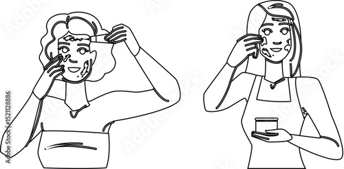 blemish acne cream vector