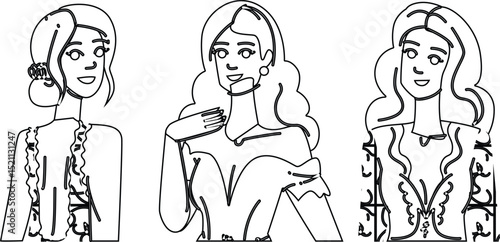 concealer bridal makeup vector