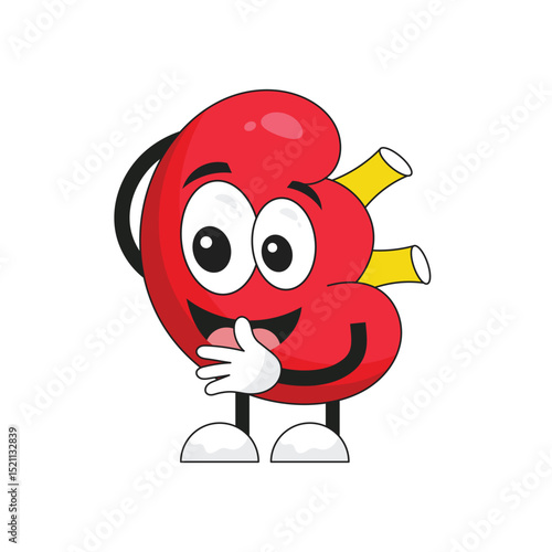  Kidney Cartoon Character
