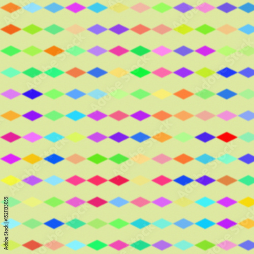 Vibrant and Colorful Diamond Pattern Background Design