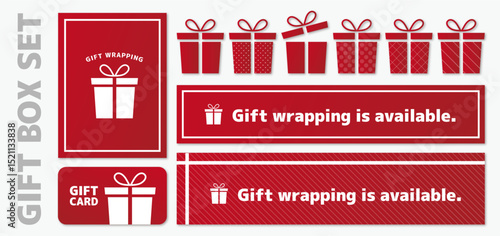 GIFT BOX SET red