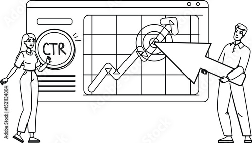 link ctr click through rate vector