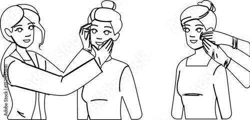 care dermatologist skincare vector