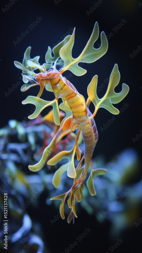 Obraz premium Beautiful Leafy Sea Dragon
