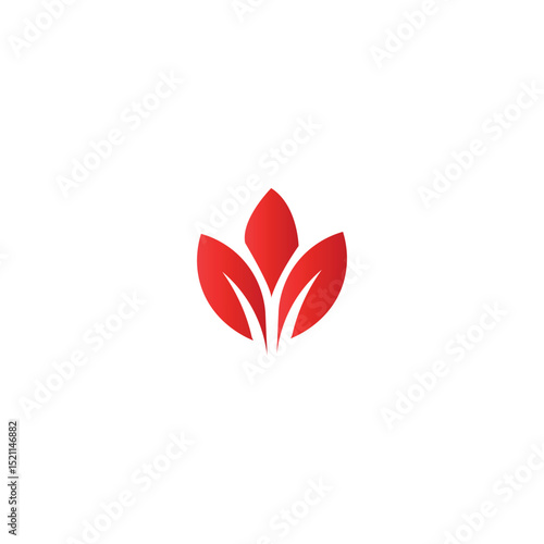 Floral Petal Growth Logo