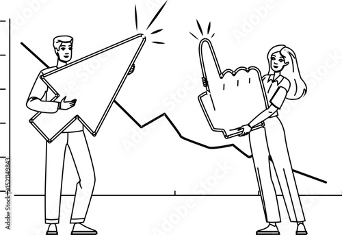 advertise organic click through rate vector
