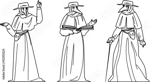 death plague doctor vector
