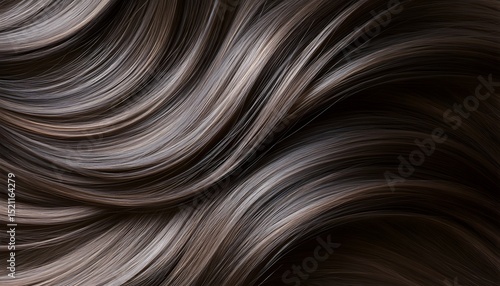 Detailed close-up of flowing hair strands.