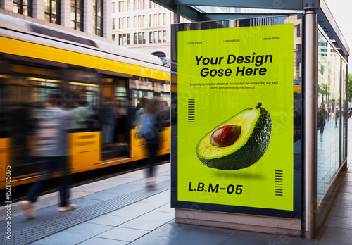 Advertising Poster Mockups on Station