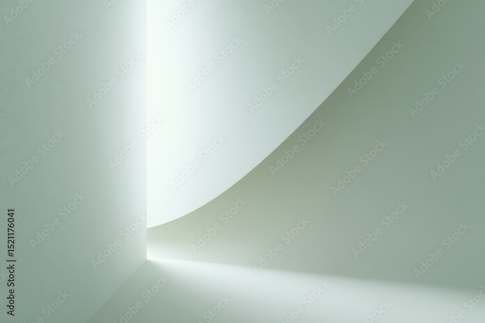 Fototapeta premium smooth ultrabright surface texture with clean background softly illuminated