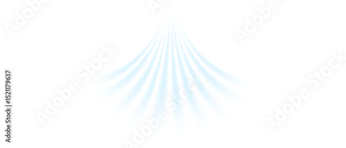 Fotografie Air flow set of vector elements on a white background