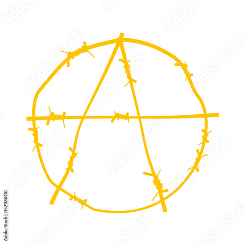 Anarchy symbol icon