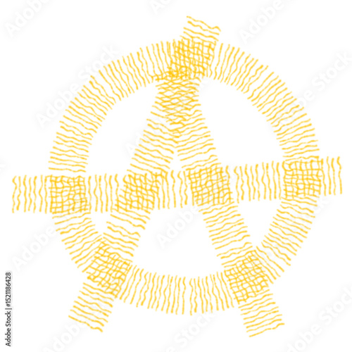 Anarchy symbol icon