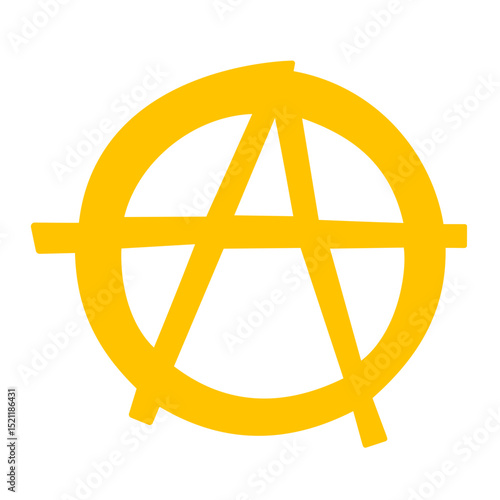 Anarchy symbol icon