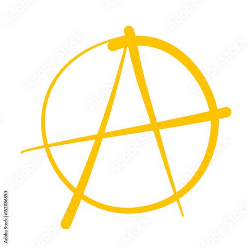 Anarchy symbol icon