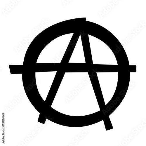 Anarchy symbol icon