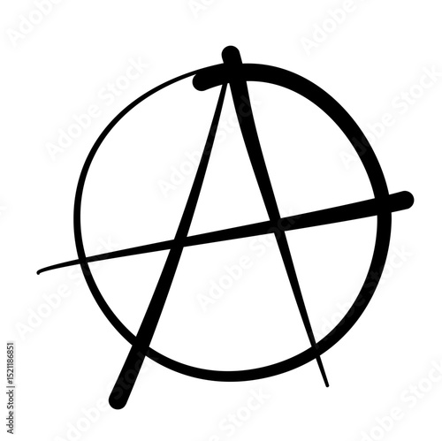 Anarchy symbol icon