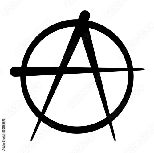 Anarchy symbol icon