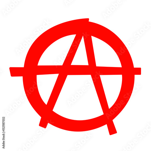 Anarchy symbol icon