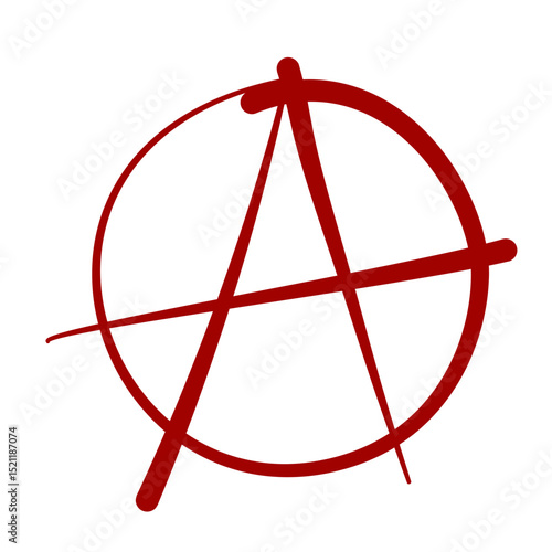 Anarchy symbol icon