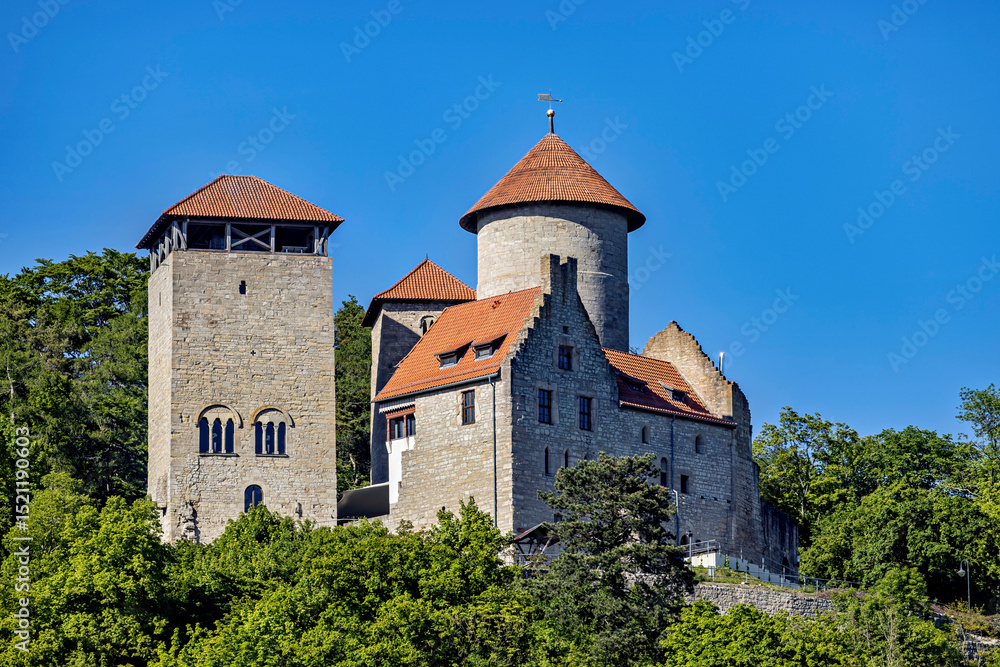 The Normannstein Castle in the Werra Valley in Thuringia The Normannstein Castle in the Werra Valley in Thuringia