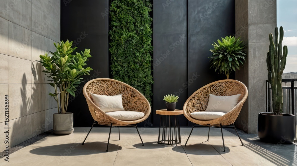 Modern Balcony Oasis Modern Balcony Oasis