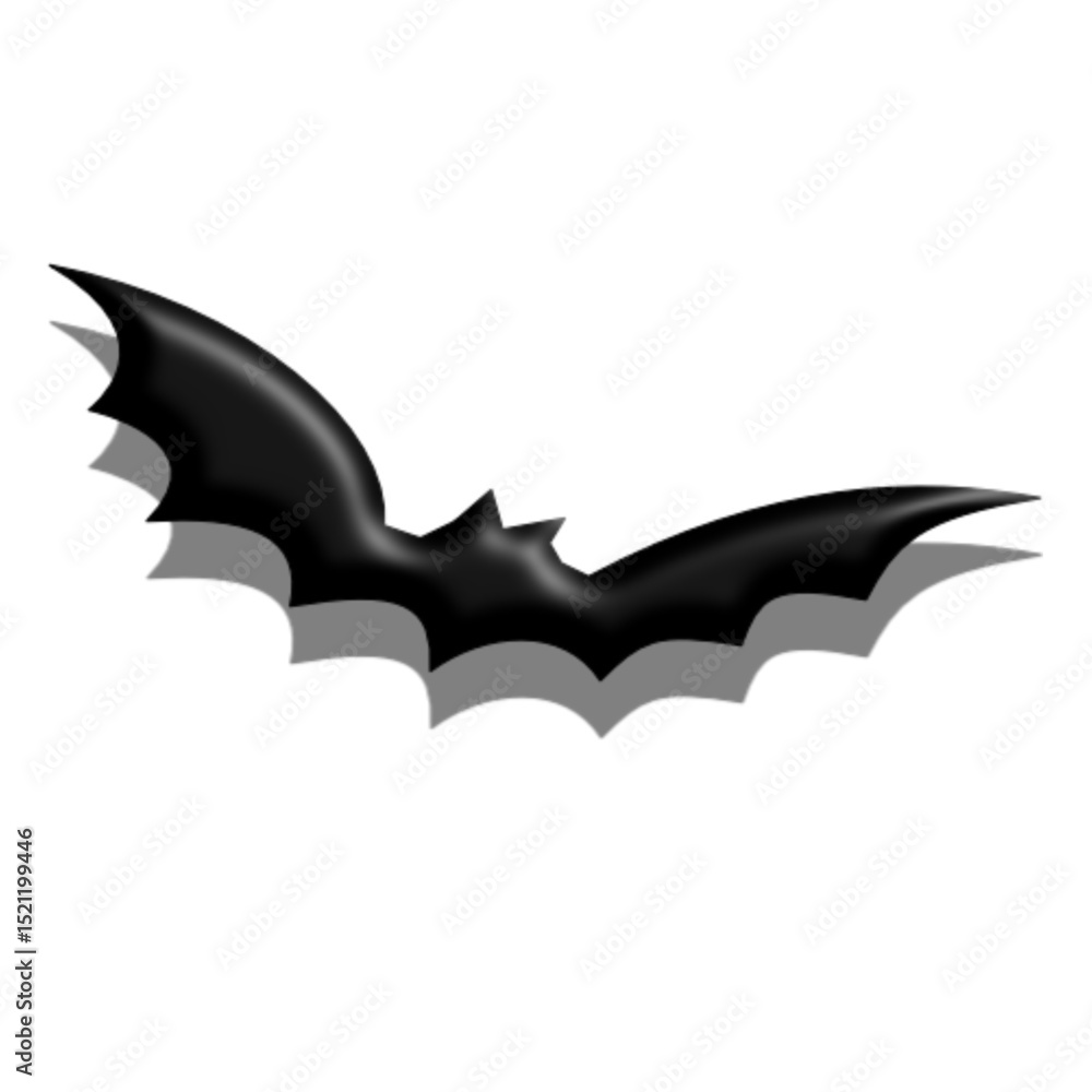 Bat silhouette icon Bat silhouette icon