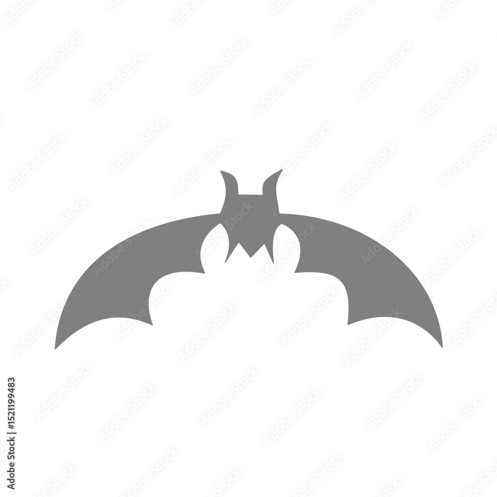 Fototapeta premium Bat silhouette icon