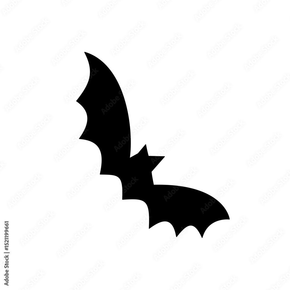 Fototapeta premium Bat silhouette icon
