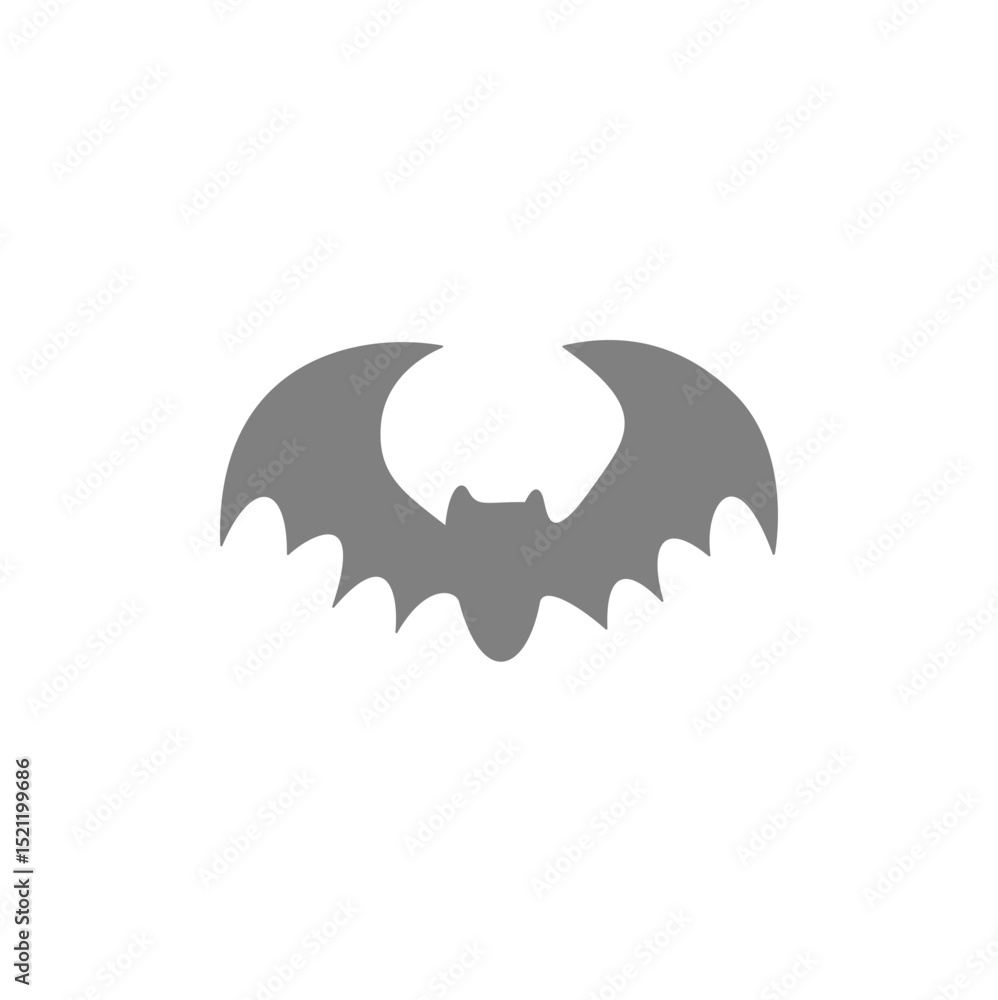 Fototapeta premium Bat silhouette icon