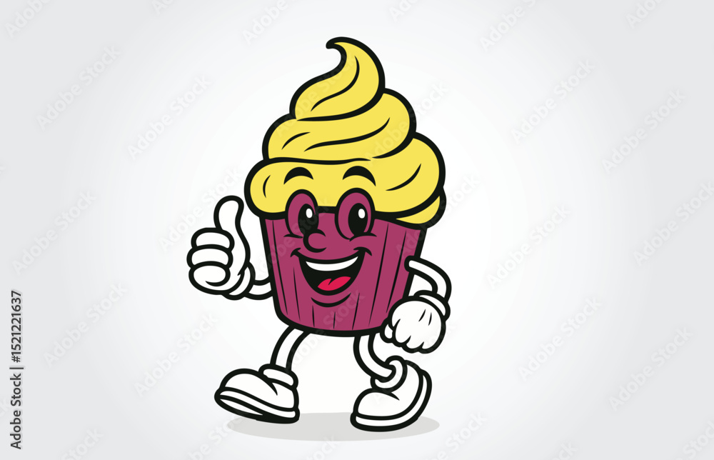 Cupcake Mascot Cartoon Character Template
Cupcake Mascot Cartoon Character Template
