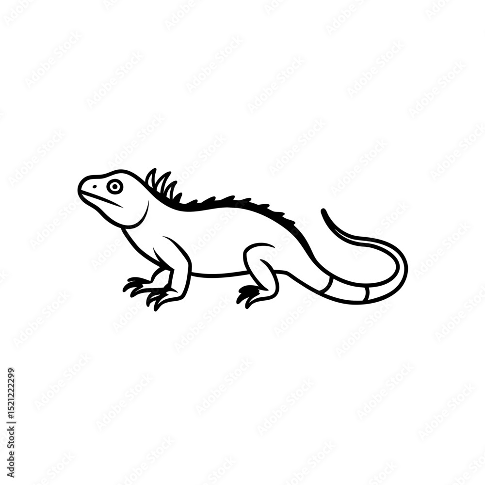 iguana crawling on white background (1).svg iguana crawling on white background (1).svg