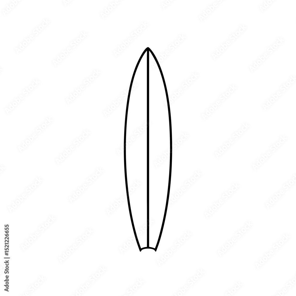 surfboard standing on white background surfboard standing on white background