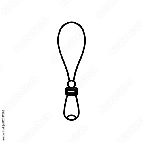 zipper pull tab on white background  .svg