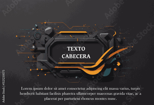 Cabecera presentaciones , totalmente configurable , 12 colores