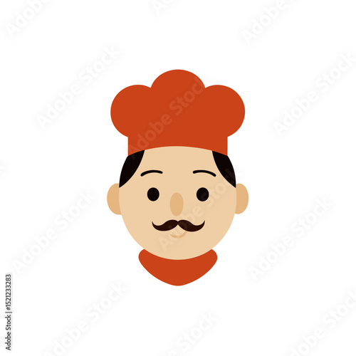 chef s face on white background  .svg