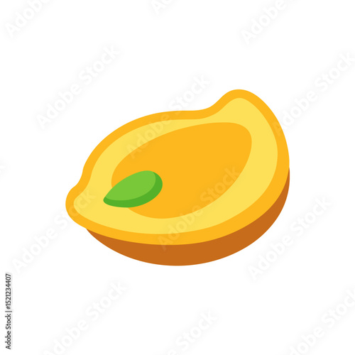omelette on white background  .svg