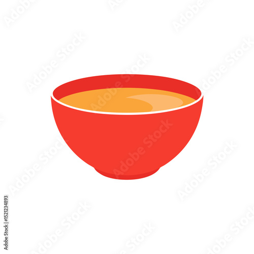 soup bowl on white background  .svg